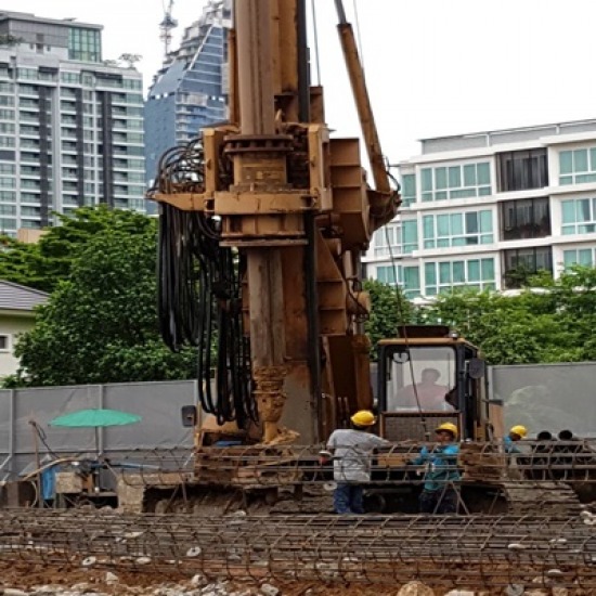 รับทำเสาเข็มเจาะระบบเปียก-ระบบแห้ง - บริษัทรับทำเสาเข็มเจาะ พระราม2